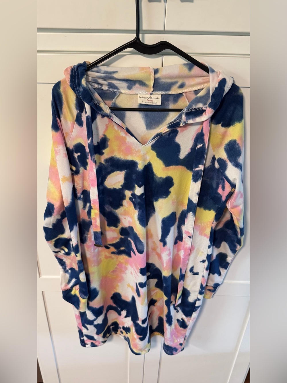 Bobbie Brook Tie-Dye Hoodie Sweatshirt Dress